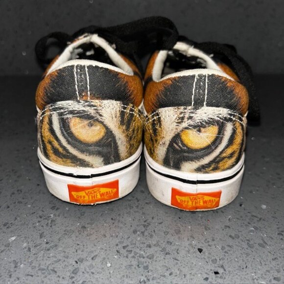 Vans Discovery Project Cat Tiger Skate Shoes Juniors Size 7 Women Size 8 - Picture 6 of 9